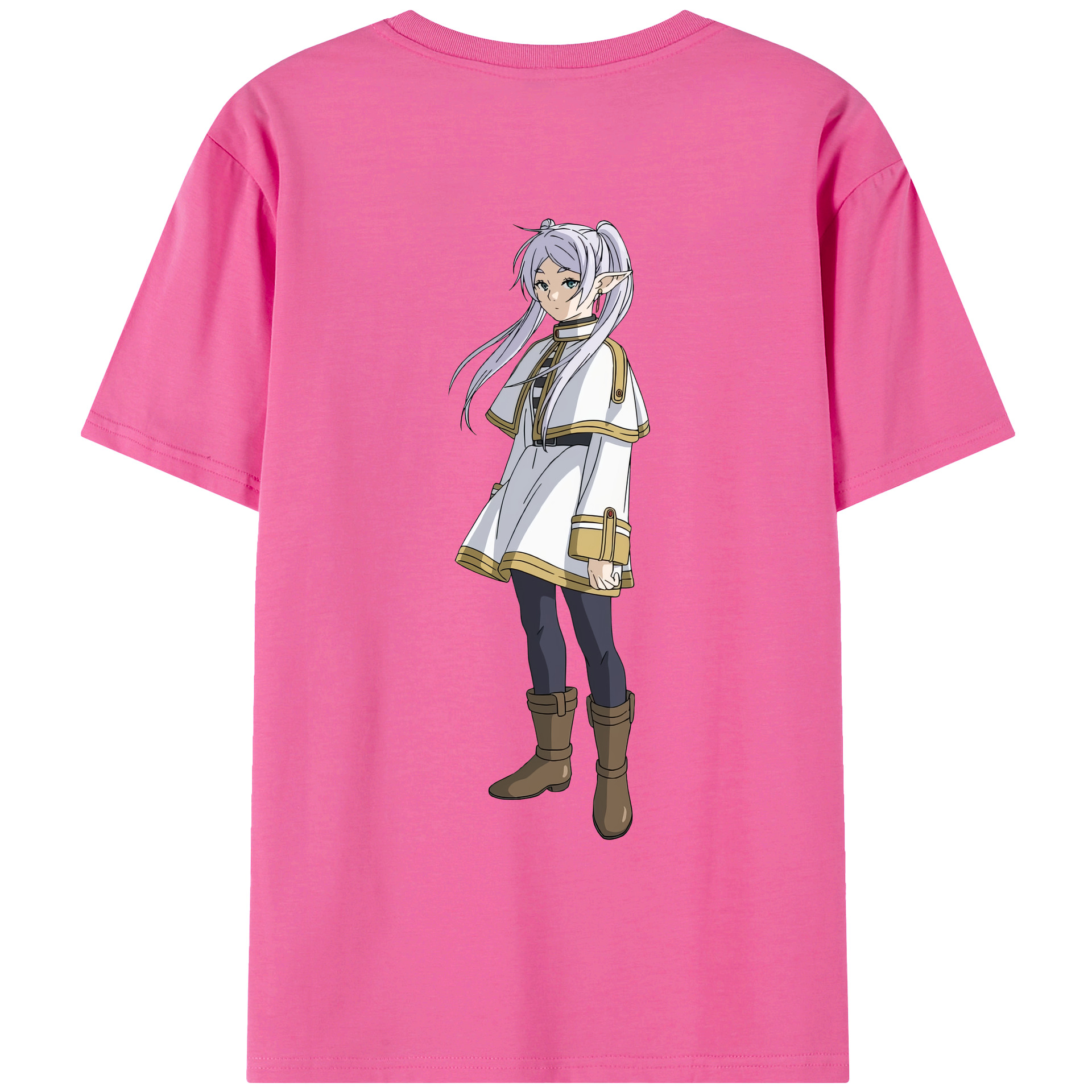 （画像用） 葬送のフリーレン Frieren レディース半袖Tシャツ(バックプリント)